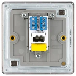 LAP Master Telephone Socket Black Nickel -British General Shop 794KJ A3