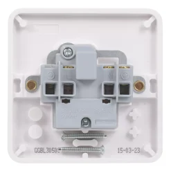 Schneider Electric Lisse 13A 1-Gang Unswitched Plug Socket White -British General Shop 7950J A3