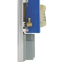 Schneider Electric Lisse Deco 2-Gang Dual Voltage Shaver Socket 115 / 230V Polished Chrome With White Inserts -British General Shop 801FF A2