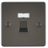 Knightsbridge FPRJ45GM RJ45 Ethernet Socket Gunmetal 1 Knightsbridge FPRJ45GM RJ45 Ethernet Socket Gunmetal -British General Shop 804VF P