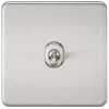 Knightsbridge SF1TOGBC 10AX 1-Gang 2-Way Light Switch Brushed Chrome 1 Knightsbridge SF1TOGBC 10AX 1-Gang 2-Way Light Switch Brushed Chrome -British General Shop 805VF P