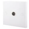 British General 900 Series 1-Gang Female Coaxial TV Socket White 1 British General 900 Series 1-Gang Female Coaxial TV Socket White -British General Shop 80933 P
