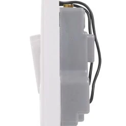 Schneider Electric Lisse 45A 2-Gang DP Cooker Switch & 13A DP Switched Socket White With LED -British General Shop 8103J A2
