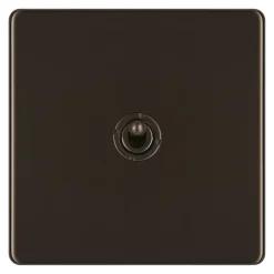 LAP 20A 16AX 1-Gang 2-Way Toggle Switch Black Nickel 7 LAP 20A 16AX 1-Gang 2-Way Toggle Switch Black Nickel -British General Shop 810KJ A1