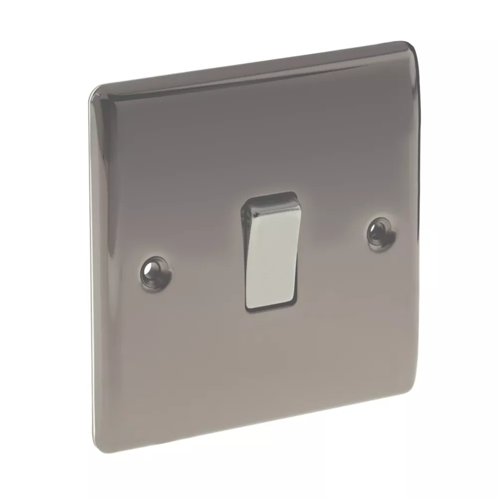 British General Nexus Metal 10AX 1-Gang 2-Way Light Switch Black Nickel 5 British General Nexus Metal 10AX 1-Gang 2-Way Light Switch Black Nickel - Image 3
