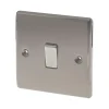 British General Nexus Metal 10AX 1-Gang 2-Way Light Switch Black Nickel -British General Shop 81250 P