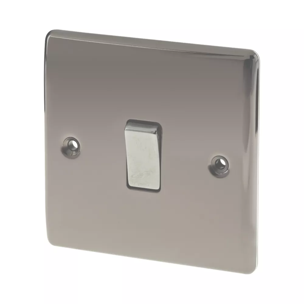 British General Nexus Metal 10AX 1-Gang 2-Way Light Switch Black Nickel 3 British General Nexus Metal 10AX 1-Gang 2-Way Light Switch Black Nickel