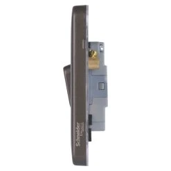 Schneider Electric Lisse Deco 10AX 3-Gang 2-Way Light Switch Mocha Bronze With Black Inserts -British General Shop 814FF A2