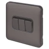 Schneider Electric Lisse Deco 10AX 3-Gang 2-Way Light Switch Mocha Bronze With Black Inserts 2 Schneider Electric Lisse Deco 10AX 3-Gang 2-Way Light Switch Mocha Bronze With Black Inserts -British General Shop 814FF P