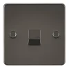 Knightsbridge FP7300GM Master Telephone Socket Gunmetal -British General Shop 820TY P