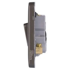 Schneider Electric Lisse Deco 50A 1-Gang DP Cooker Switch Mocha Bronze With LED With Black Inserts 8 Schneider Electric Lisse Deco 50A 1-Gang DP Cooker Switch Mocha Bronze With LED With Black Inserts -British General Shop 822FF A2