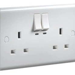 Knightsbridge CU9KW 13A 2-Gang SP Switched Smart Socket White 7 Knightsbridge CU9KW 13A 2-Gang SP Switched Smart Socket White -British General Shop 824TY A2