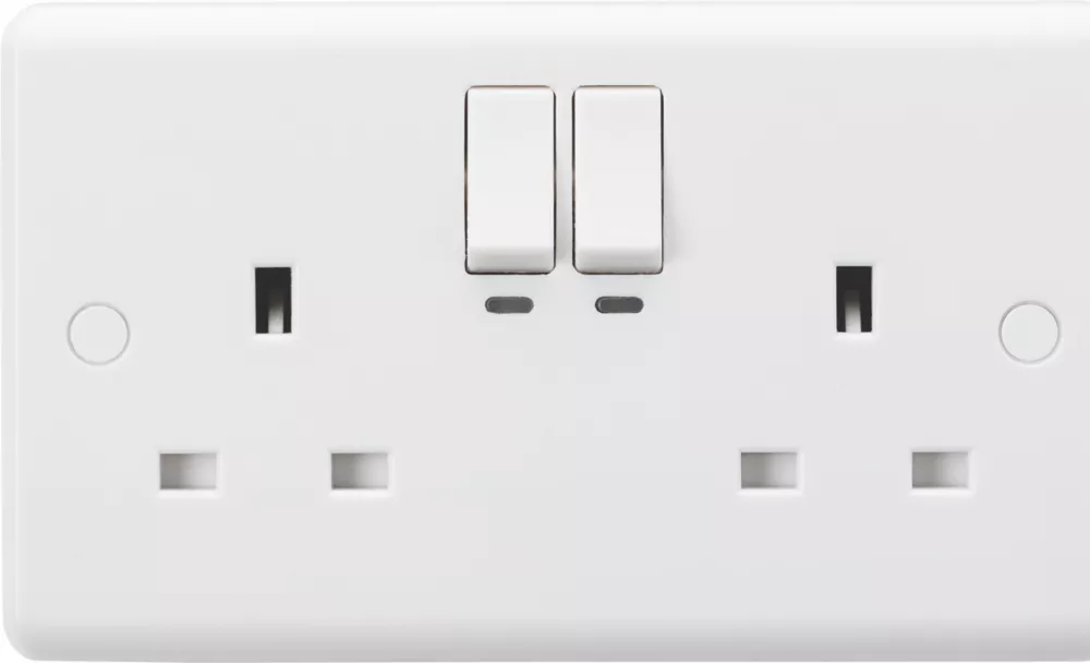 Knightsbridge CU9KW 13A 2-Gang SP Switched Smart Socket White 3 Knightsbridge CU9KW 13A 2-Gang SP Switched Smart Socket White