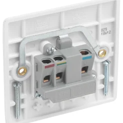 British General 800 Series 5A 1-Gang Unswitched Round Pin Socket White With White Inserts 8 British General 800 Series 5A 1-Gang Unswitched Round Pin Socket White With White Inserts -British General Shop 828XG A2