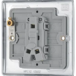 British General Nexus Metal 10AX 1-Gang 2-Way Light Switch Polished Chrome -British General Shop 830FT A3