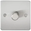 Knightsbridge FP2181BC 1-Gang 2-Way LED Dimmer Switch Brushed Chrome 2 Knightsbridge FP2181BC 1-Gang 2-Way LED Dimmer Switch Brushed Chrome -British General Shop 835VF P