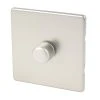 Varilight V-Dim 1-Gang 2-Way Dimmer Switch Satin Chrome -British General Shop 84012 P