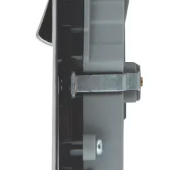 LAP 13A 2-Gang SP Switched Socket + 3.1A 2-Outlet Type A USB Charger Black Nickel With Black Inserts -British General Shop 8401P A3