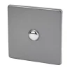 Varilight 6AX 1-Gang 2-Way Light Switch Slate Grey