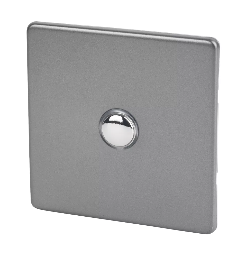 Varilight 6AX 1-Gang 2-Way Light Switch Slate Grey 3 Varilight 6AX 1-Gang 2-Way Light Switch Slate Grey