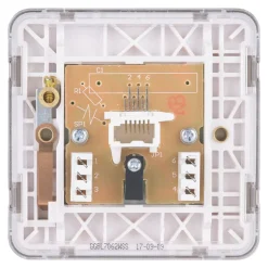 Schneider Electric Lisse Deco Slave Telephone Socket Brushed Stainless Steel With White Inserts 9 Schneider Electric Lisse Deco Slave Telephone Socket Brushed Stainless Steel With White Inserts -British General Shop 844FF A3