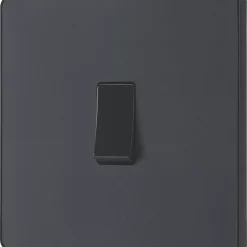 British General Evolve 20 A 16AX 1-Gang 2-Way Light Switch Grey With Black Inserts 12 British General Evolve 20 A 16AX 1-Gang 2-Way Light Switch Grey With Black Inserts -British General Shop 845PY A3