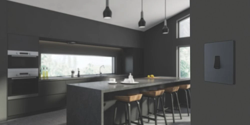 British General Evolve 20 A 16AX 1-Gang 2-Way Light Switch Grey With Black Inserts 9 British General Evolve 20 A 16AX 1-Gang 2-Way Light Switch Grey With Black Inserts - Image 7