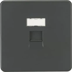 Knightsbridge SFRJ45AT RJ45 Ethernet Socket Anthracite