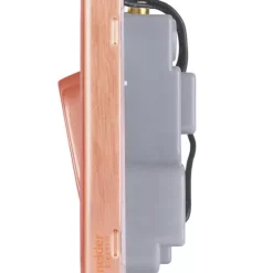 Schneider Electric Lisse Deco 45A 2-Gang DP Cooker Switch Copper With LED With White Inserts -British General Shop 859HX A2