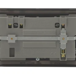 British General Nexus Metal 13A 2-Gang SP Switched Socket + 3.1A 2-Outlet Type A USB Charger Antique Brass With Black Inserts 10 British General Nexus Metal 13A 2-Gang SP Switched Socket + 3.1A 2-Outlet Type A USB Charger Antique Brass With Black Inserts -British General Shop 8640P A3
