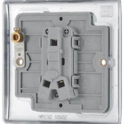 British General Nexus Metal 10AX 1-Gang Intermediate Switch Polished Chrome -British General Shop 864FT A3