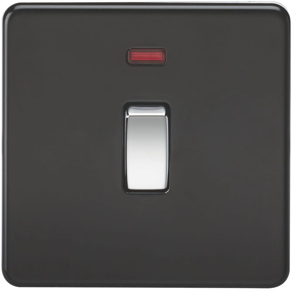 Knightsbridge SF8341NMB 20A 1-Gang DP Control Switch Matt Black With LED 3 Knightsbridge SF8341NMB 20A 1-Gang DP Control Switch Matt Black With LED