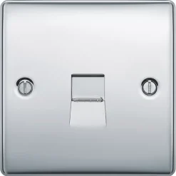 British General Nexus Metal Slave Telephone Socket Polished Chrome 10 British General Nexus Metal Slave Telephone Socket Polished Chrome -British General Shop 864XG A1