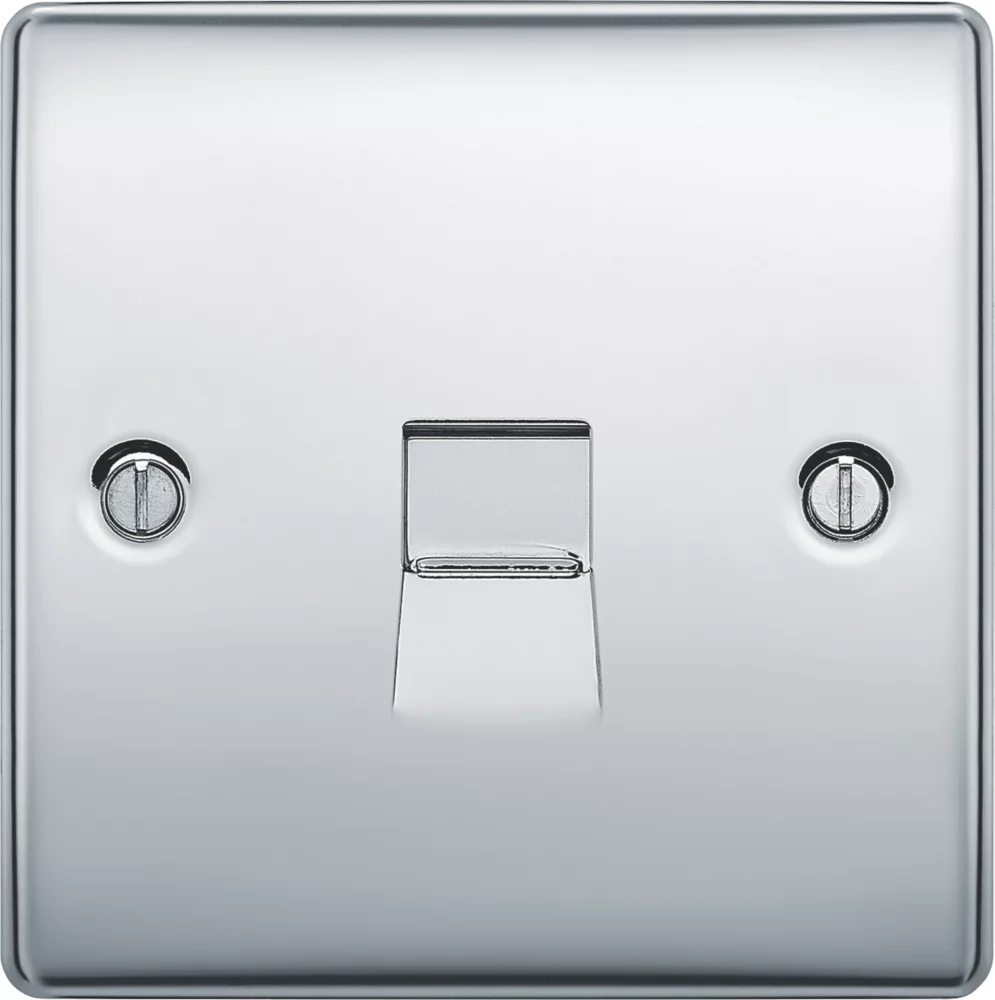 British General Nexus Metal Slave Telephone Socket Polished Chrome 4 British General Nexus Metal Slave Telephone Socket Polished Chrome - Image 2