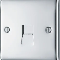 British General Nexus Metal Slave Telephone Socket Polished Chrome 11 British General Nexus Metal Slave Telephone Socket Polished Chrome -British General Shop 864XG A2