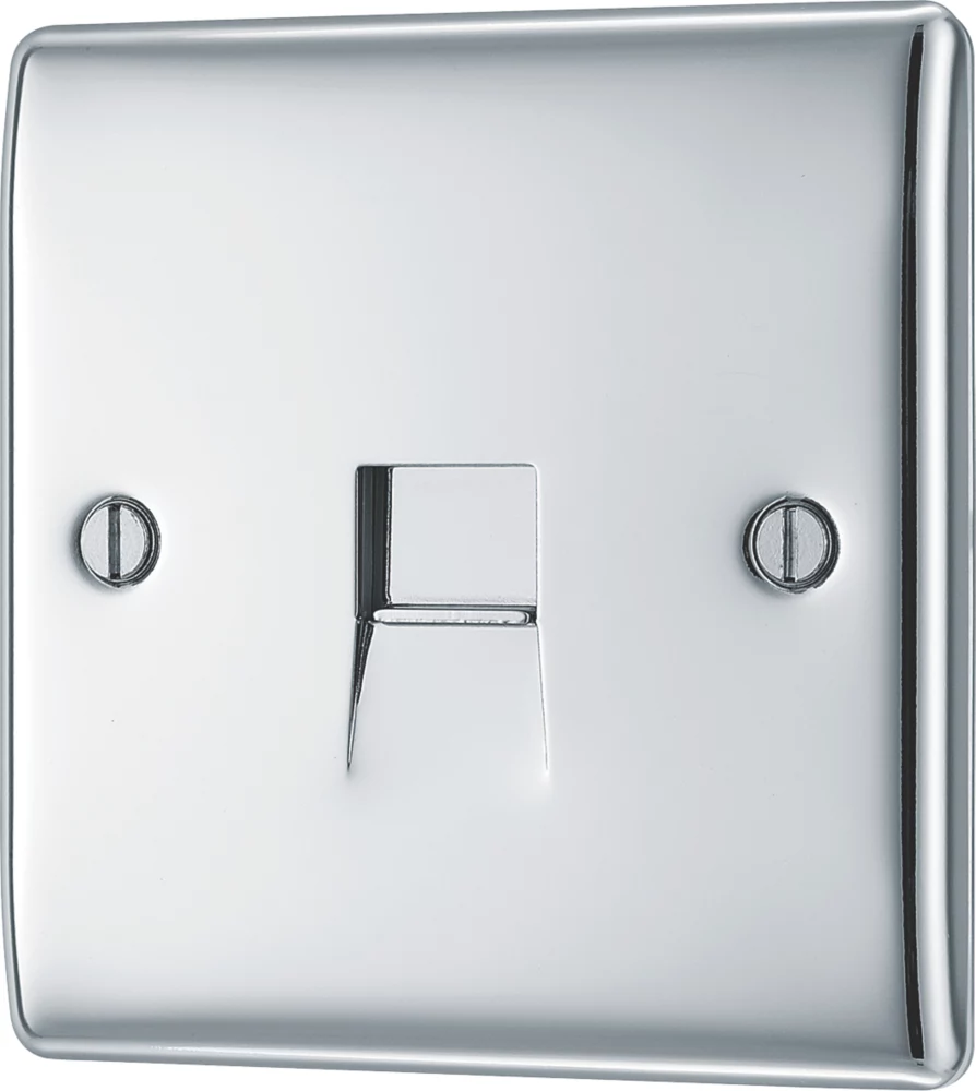 British General Nexus Metal Slave Telephone Socket Polished Chrome 5 British General Nexus Metal Slave Telephone Socket Polished Chrome - Image 3