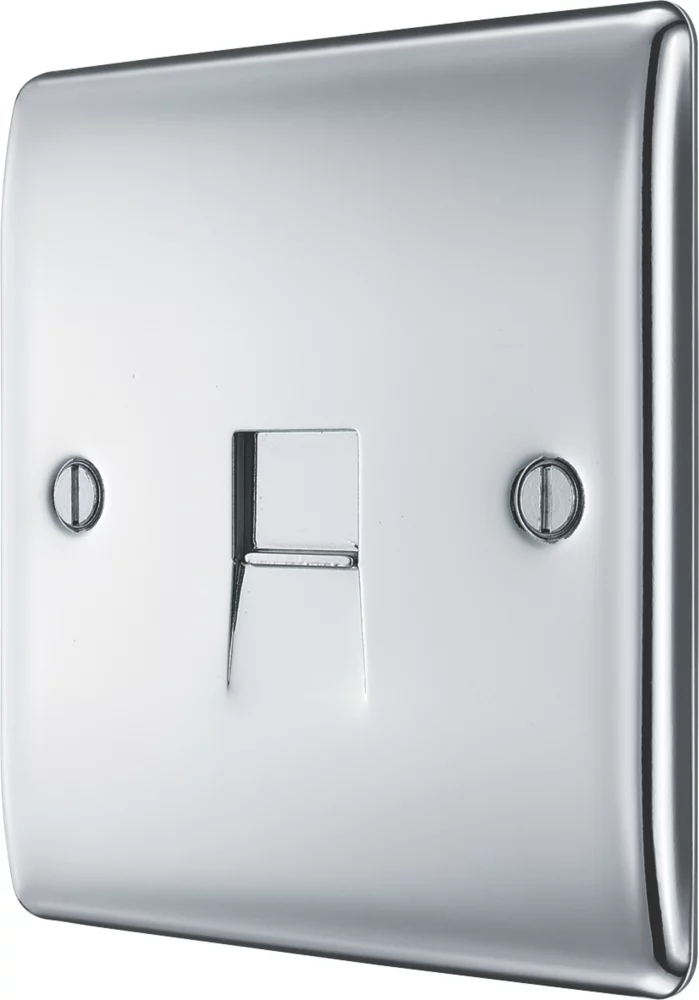 British General Nexus Metal Slave Telephone Socket Polished Chrome 6 British General Nexus Metal Slave Telephone Socket Polished Chrome - Image 4