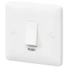 MK Base 10A 1-Gang SP Control Switch White With White Inserts -British General Shop 865PF P