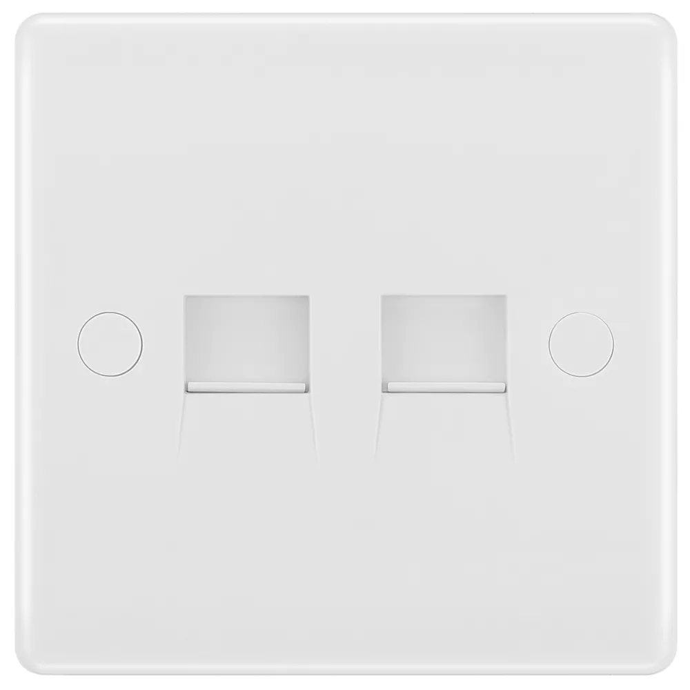 British General 800 Series Slave Telephone Socket White With White Inserts 4 British General 800 Series Slave Telephone Socket White With White Inserts - Image 2