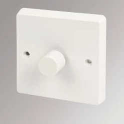 Crabtree Capital 1-Gang 2-Way Dimmer Switch White