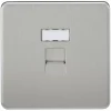 Knightsbridge SFRJ45BC RJ45 Ethernet Socket Brushed Chrome 1 Knightsbridge SFRJ45BC RJ45 Ethernet Socket Brushed Chrome -British General Shop 875VF P