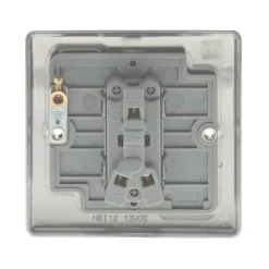 British General Nexus Metal 10AX 1-Gang 2-Way Light Switch Brushed Iridium -British General Shop 87828 A3