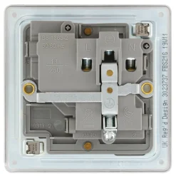 LAP 13A 1-Gang DP Switched Power Socket Brushed Stainless Steel With Graphite Inserts 9 LAP 13A 1-Gang DP Switched Power Socket Brushed Stainless Steel With Graphite Inserts -British General Shop 882KJ A3
