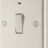 British General Nexus Metal 20A 1-Gang 2-Pole Control Switch Pearl Nickel With LED With Colour-Matched Inserts 1 British General Nexus Metal 20A 1-Gang 2-Pole Control Switch Pearl Nickel With LED With Colour-Matched Inserts -British General Shop 884PY P