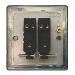 Varilight 10AX 2-Gang 2-Way Light Switch Jet Black 9 Varilight 10AX 2-Gang 2-Way Light Switch Jet Black -British General Shop 88641 A2
