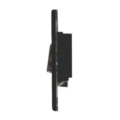 Varilight 10AX 2-Gang 2-Way Light Switch Jet Black 10 Varilight 10AX 2-Gang 2-Way Light Switch Jet Black -British General Shop 88641 A3