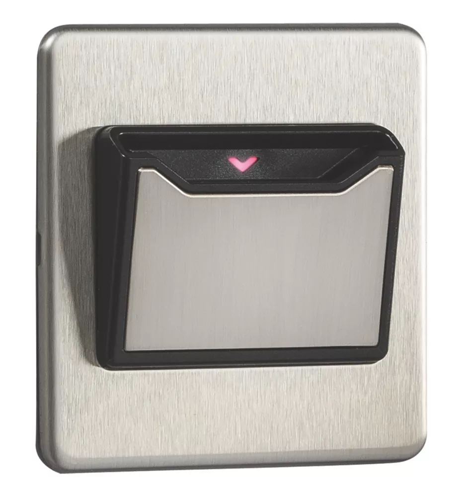 Knightsbridge SFCARDBC 32A Key Card Switch Brushed Chrome 5 Knightsbridge SFCARDBC 32A Key Card Switch Brushed Chrome - Image 3