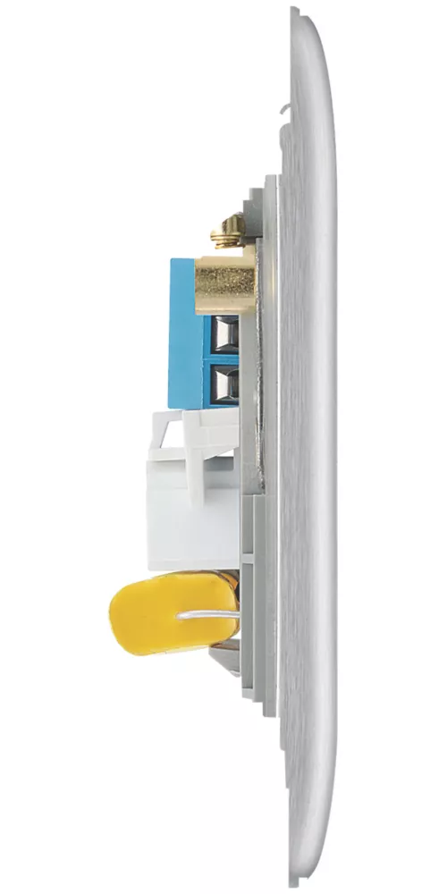 British General Nexus Metal Master Telephone Socket Brushed Steel 6 British General Nexus Metal Master Telephone Socket Brushed Steel - Image 4