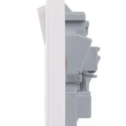 Schneider Electric Lisse 13A 2-Gang DP Switched Plug Socket White -British General Shop 8980J A2