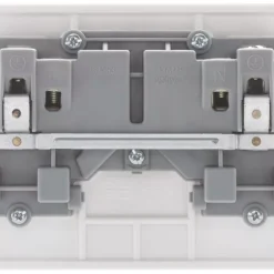 British General 800 Series 13A 2-Gang SP Switched Socket White -British General Shop 898HV A3